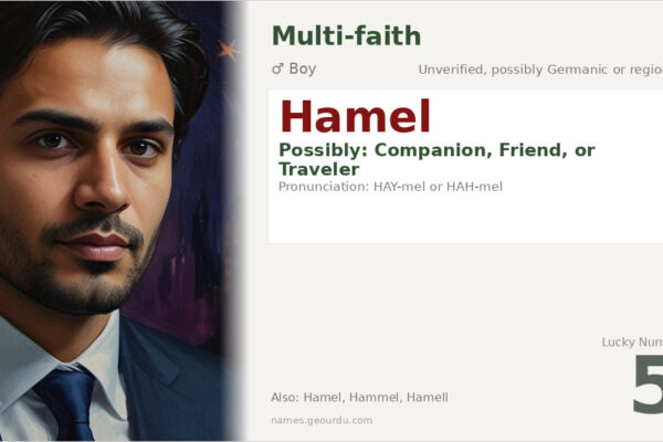 Hamel Name Meaning — Origin, Gender & Details (2025)