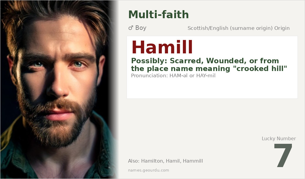 Hamill Name Meaning and Details