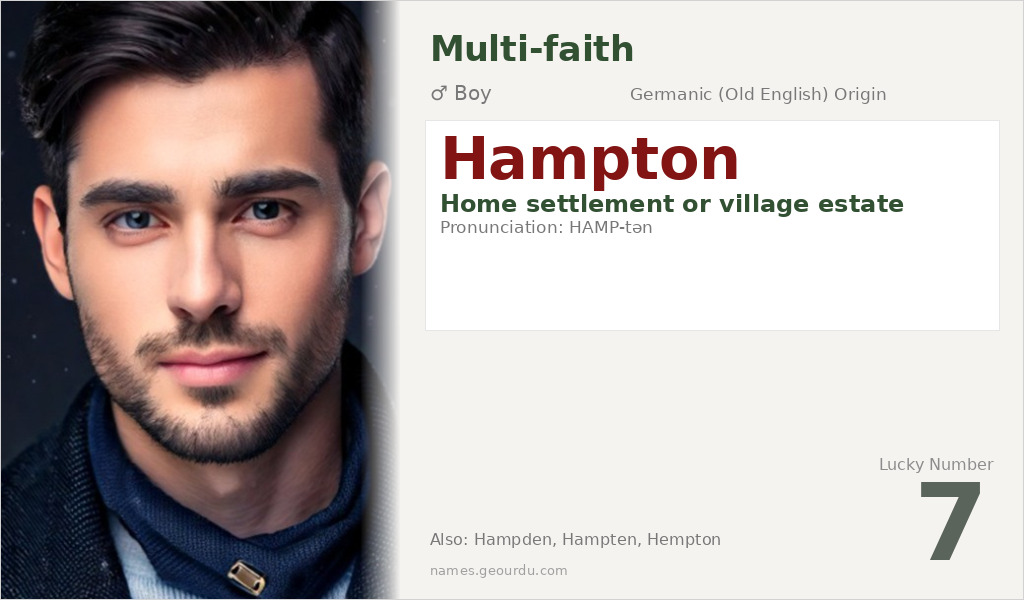 Hampton Name Meaning and Details