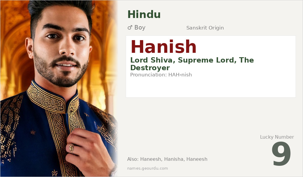 Hanish Name Meaning and Details