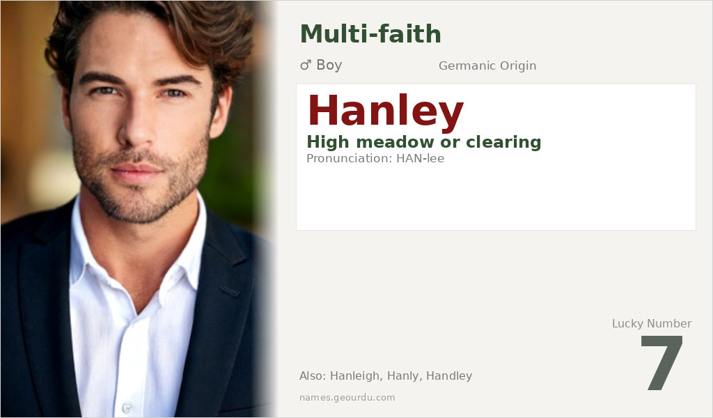 Hanley Name Meaning and Details