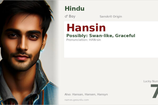 Hansin Name Meaning — Origin, Gender & Details (2025)