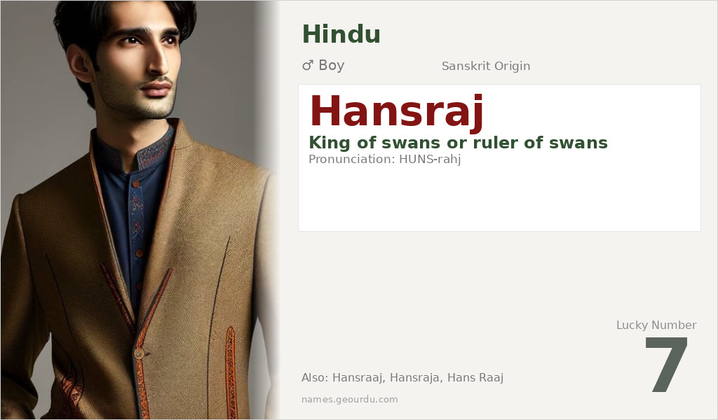 Hansraj Name Meaning and Details
