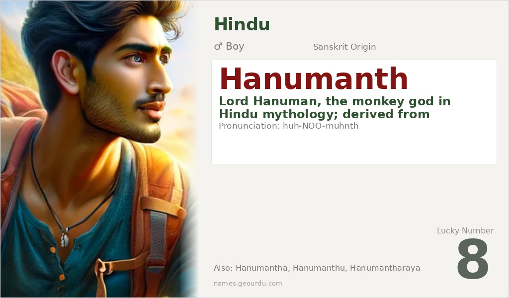 Hanumanth Name Meaning and Details