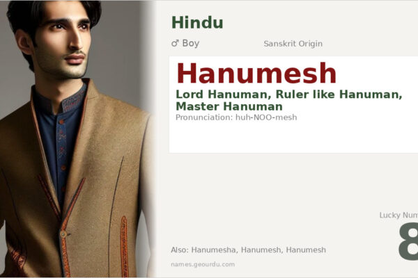 Hanumesh Meaning — Sanskrit Origin, Boy Name & Details (2025)