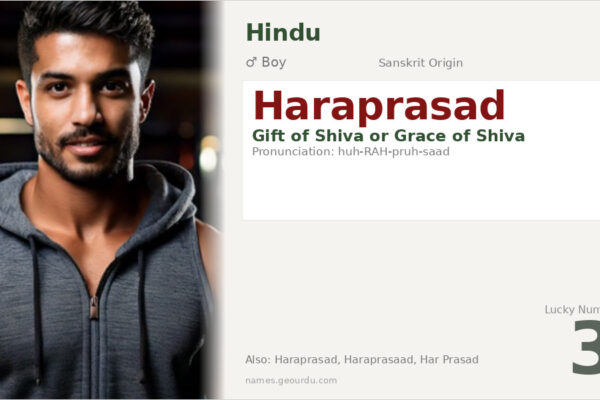 Haraprasad Meaning — Origin, Gender & Details (2025)