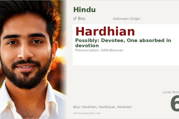Hardhian Name Meaning — Origin, Gender & Details (2025)