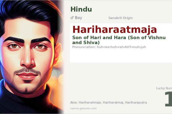 Hariharaatmaja Meaning — Sanskrit Origin, Boy Name & Hindu Significance (2025)
