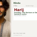Harij Name Meaning and Details