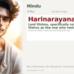 Harinarayanan Name Meaning and Details