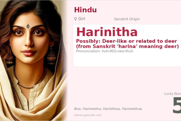 Harinitha Name Meaning — Origin, Gender & Details (2025)