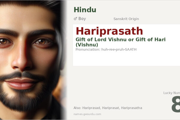 Hariprasath Meaning — Sanskrit Origin, Hindu Boy Name & Details (2025)