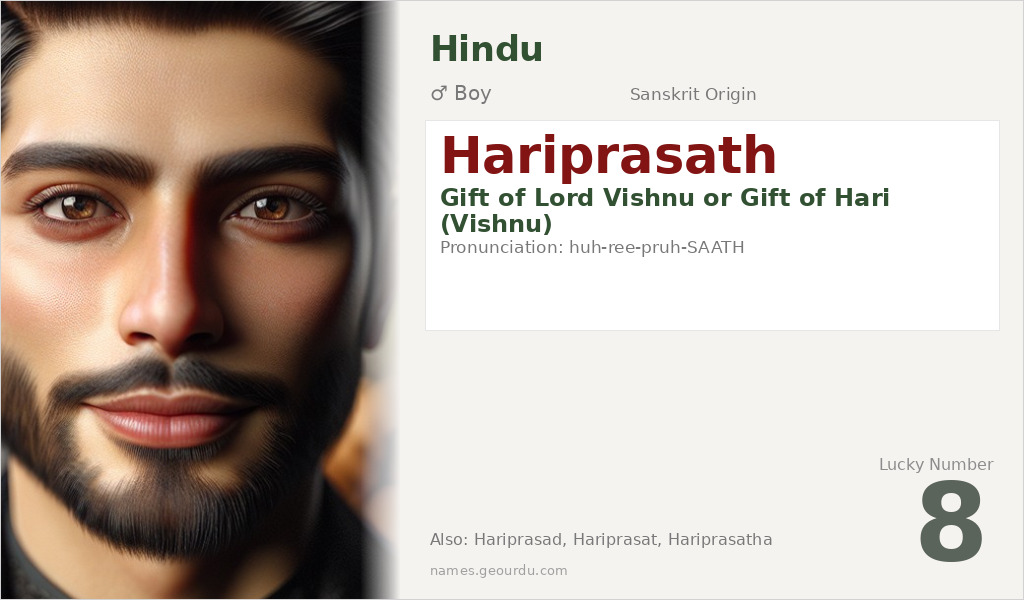 Hariprasath Name Meaning and Details
