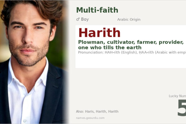 Harith Name Meaning — Arabic Origin, Boy Name & Details (2025)