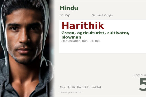 Harithik Name Meaning — Origin, Gender & Details (2025)