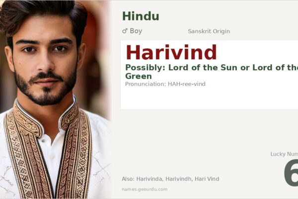 Harivind Name Meaning — Origin, Gender & Details (2025)