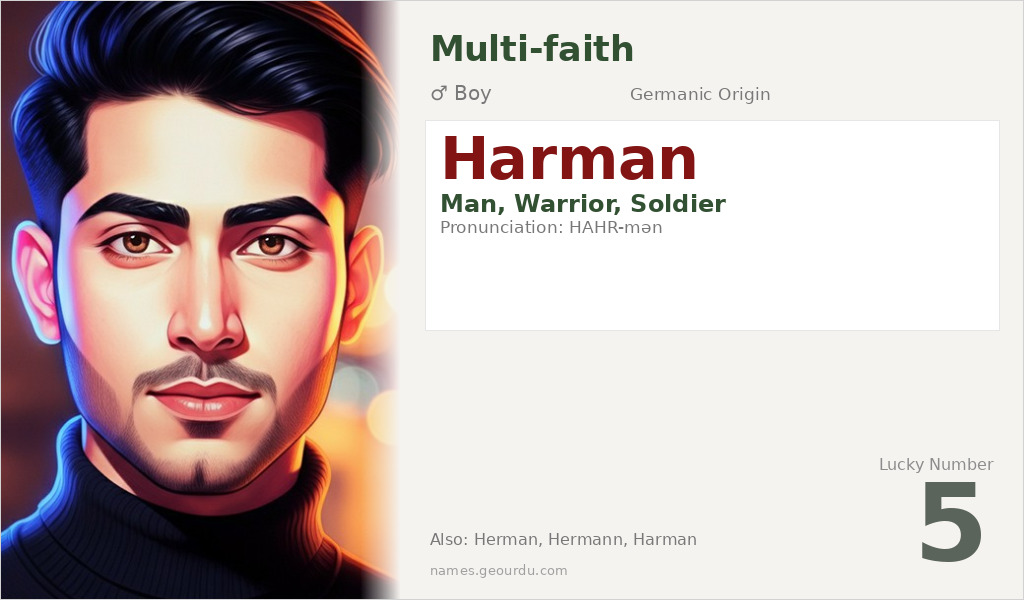 Harman Name Meaning and Details