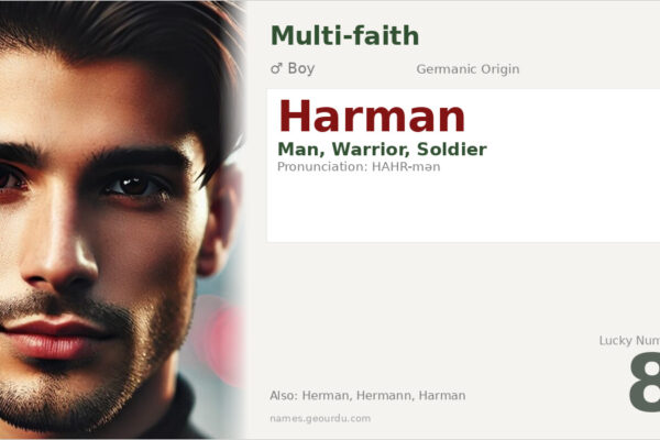 Harman Name Meaning — Germanic Origin, Warrior & Details (2025)