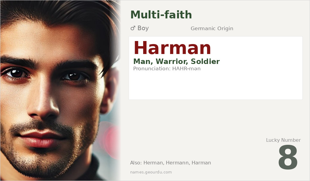Harman Name Meaning and Details