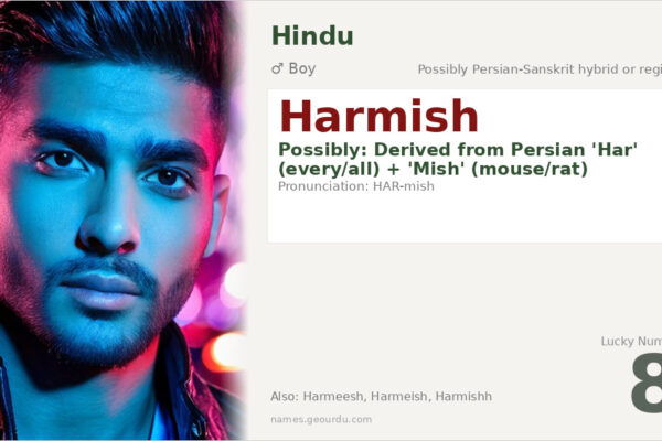 Harmish Name Meaning — Origin, Gender & Details (2025)