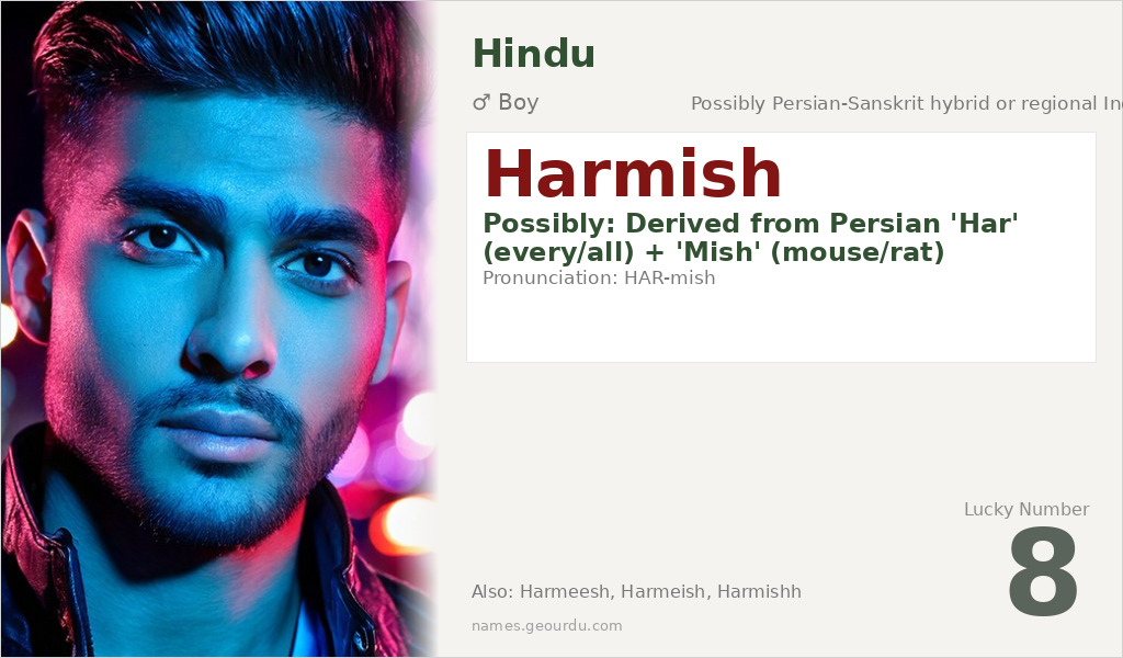 Harmish Name Meaning and Details
