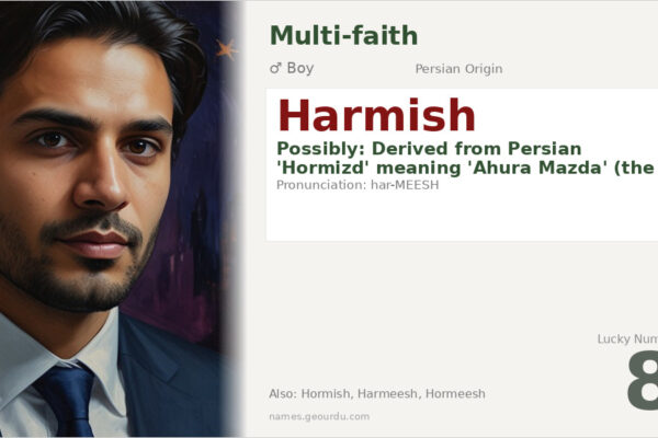 Harmish Name Meaning — Persian Origin, Boy Name & Details (2025)