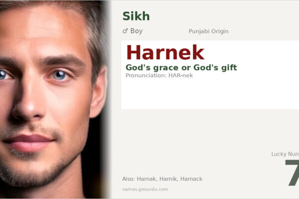 Harnek Name Meaning — Punjabi Origin, Boy Name & Details (2025)