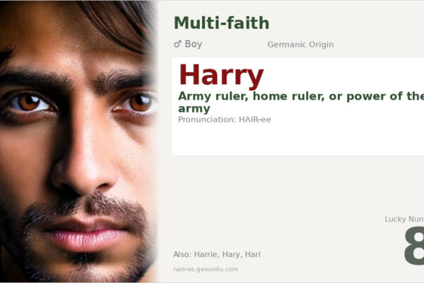 Harry Name Meaning — Germanic Origin, Boy Name & History (2025)