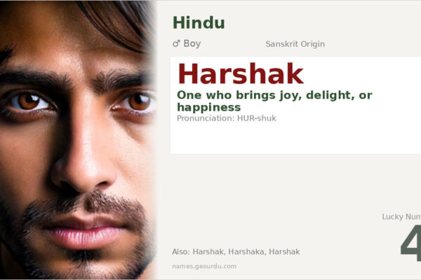 Harshak Name Meaning — Sanskrit Origin, Boy Name & Details (2025)