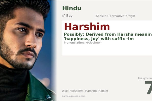 Harshim Name Meaning — Origin, Gender & Details (2025)