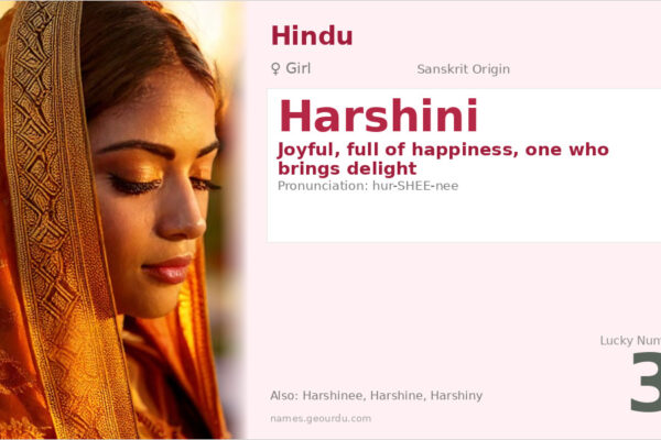 Harshini Name Meaning — Sanskrit Origin, Girl Name & Details (2025)