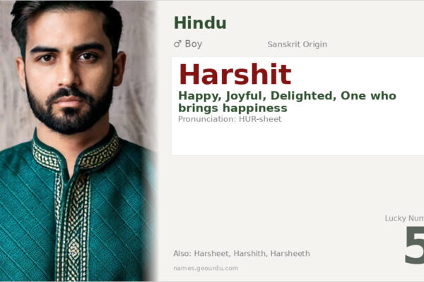 Harshit Name Meaning — Sanskrit Origin, Boy Name & Details (2025)