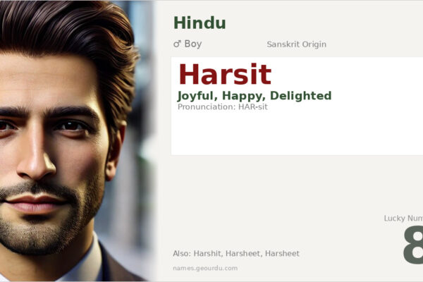 Harsit Name Meaning — Sanskrit Origin, Boy Name & Details (2025)