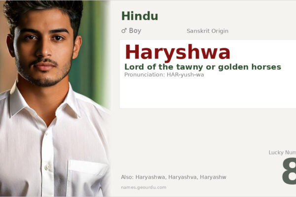 Haryshwa Name Meaning — Sanskrit Origin, Boy Name & Details (2025)