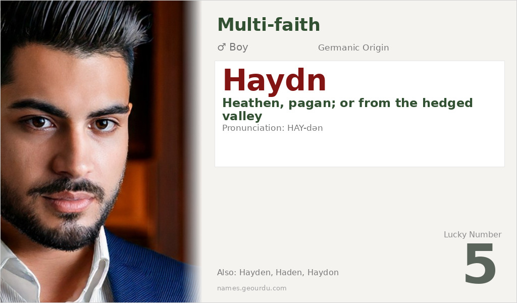 Haydn Name Meaning and Details