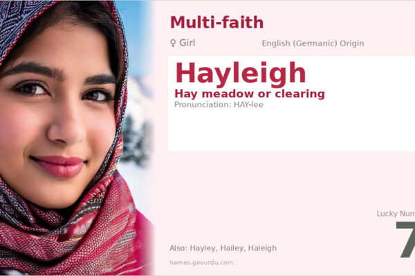 Hayleigh Name Meaning — English Origin, Girl Name & Details (2025)