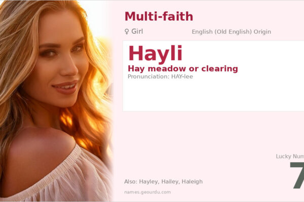 Hayli Name Meaning — English Origin, Girl Name & Details (2025)