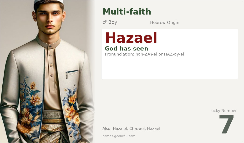 Hazael Name Meaning and Details