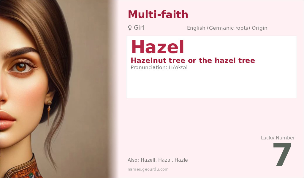Hazel Name Meaning and Details