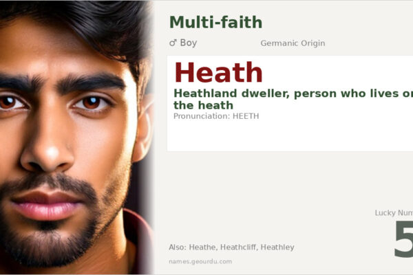 Heath Name Meaning — Origin, Gender & Details (2025)
