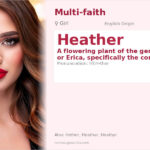 Heather Name Meaning and Details