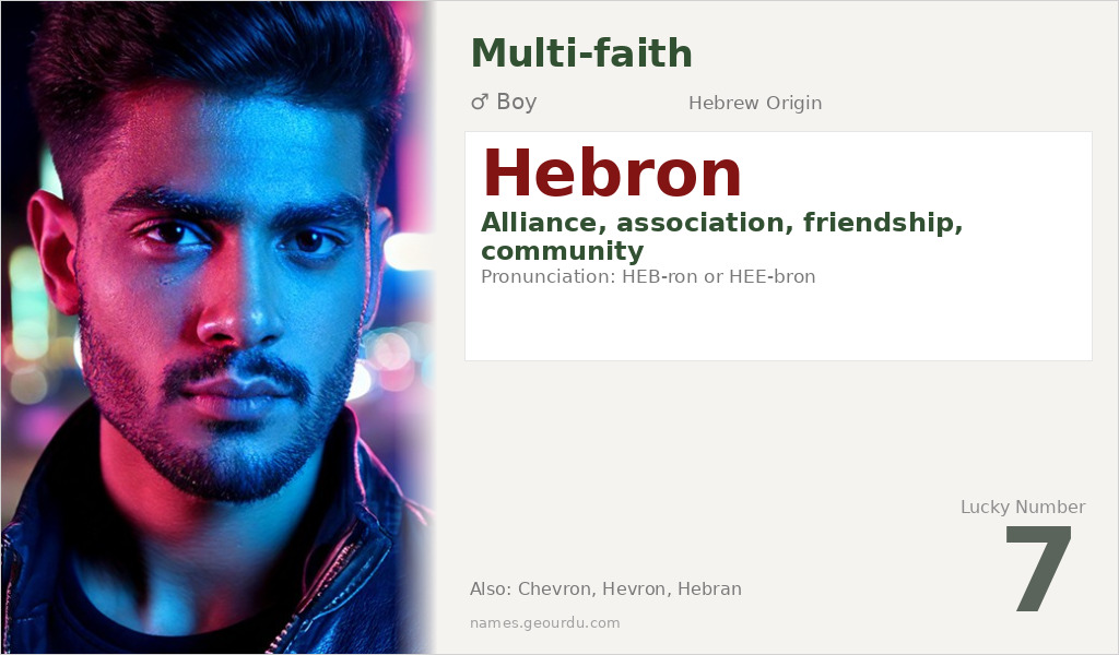 Hebron Name Meaning and Details