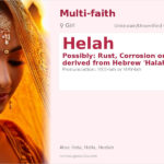 Helah Name Meaning and Details
