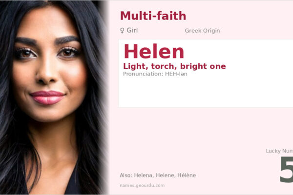 Helen Name Meaning — Greek Origin, Girl Name & History (2025)
