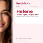 Helene Name Meaning and Details