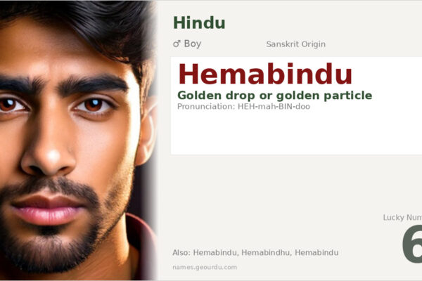 Hemabindu Meaning — Sanskrit Origin, Boy Name & Details (2025)