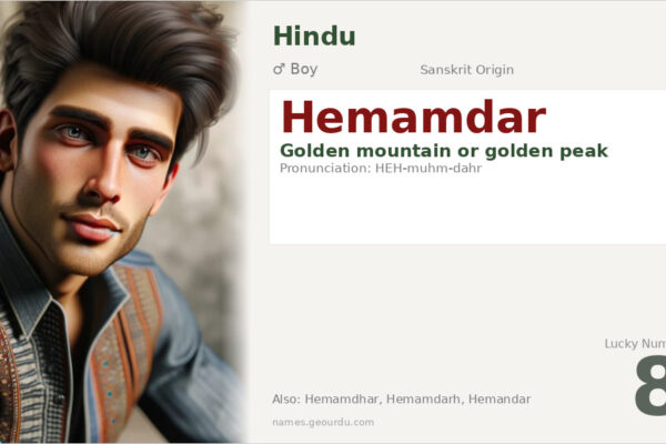 Hemamdar Name Meaning — Sanskrit Origin, Boy Name & Complete Details (2025)