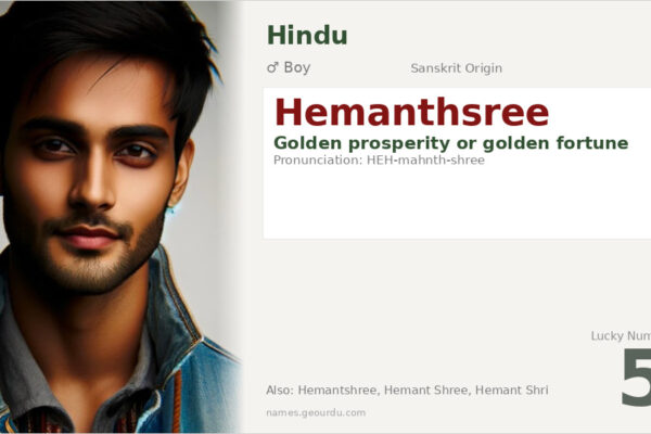 Hemanthsree Name Meaning — Sanskrit Origin, Boy Name & Details (2025)