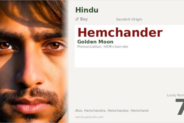 Hemchander Meaning — Sanskrit Origin, Boy Name & Details (2025)