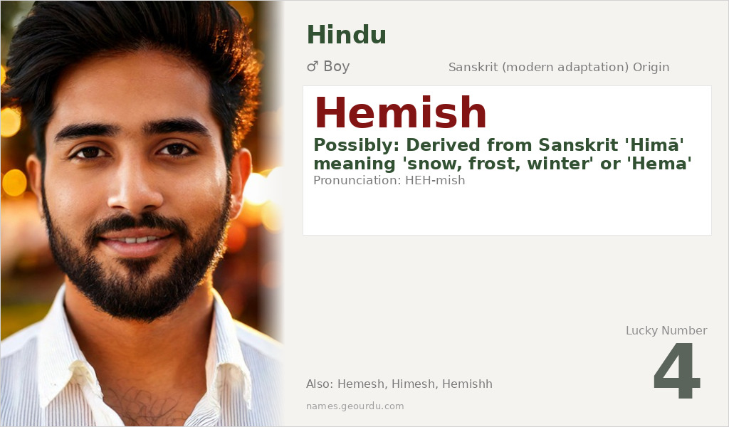 Hemish Name Meaning and Details